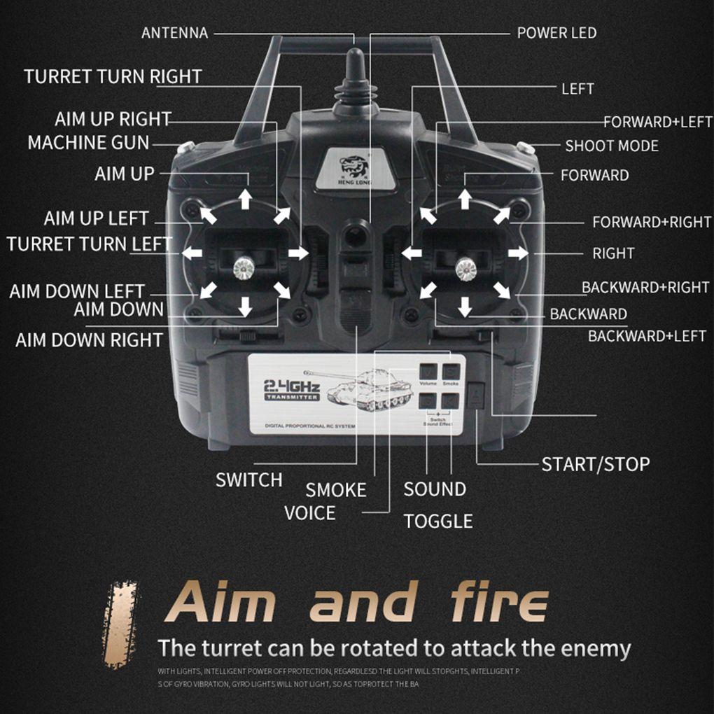ヘンロン1/16パンサーGラジコン戦車完成品　最新7.0バージョン