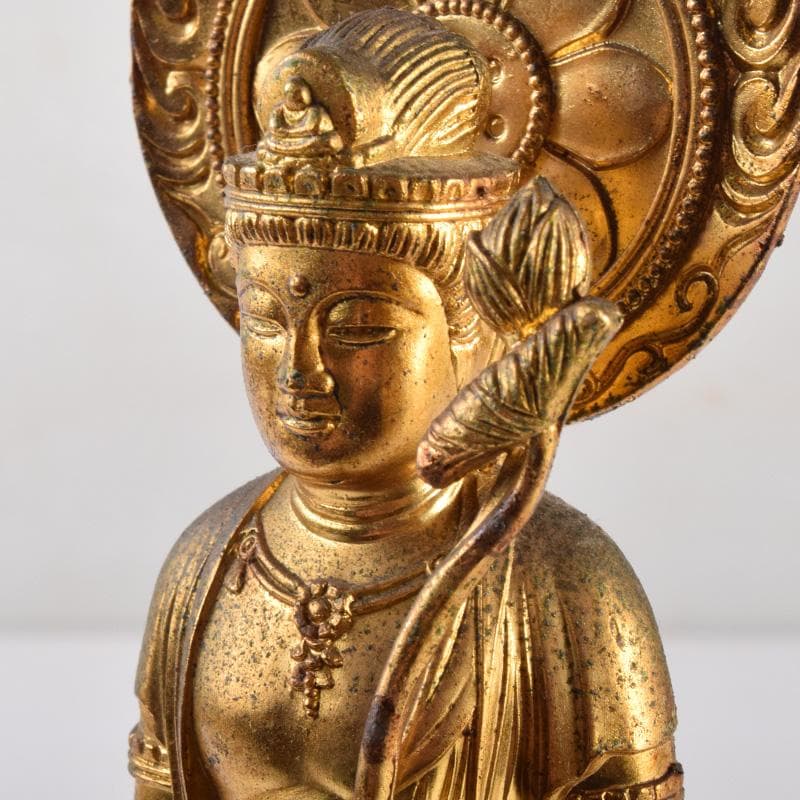 Bd-akioto　観音菩薩像　懐中仏　２体　観音開逗子付　V　7982