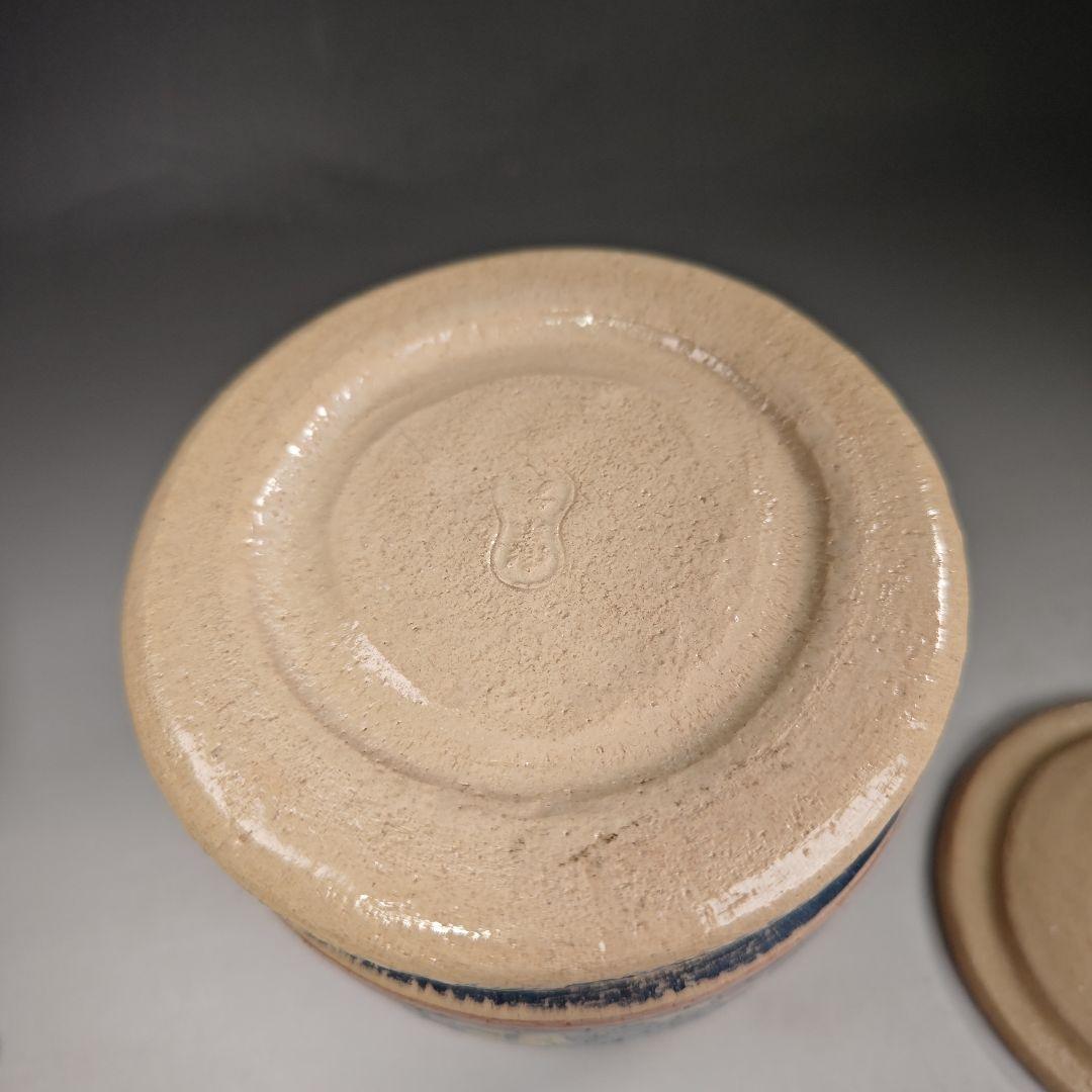 イ357 水指『吉村楽入作　オランダ写　水指』『堀内宗完（兼中斎）極箱』茶道具