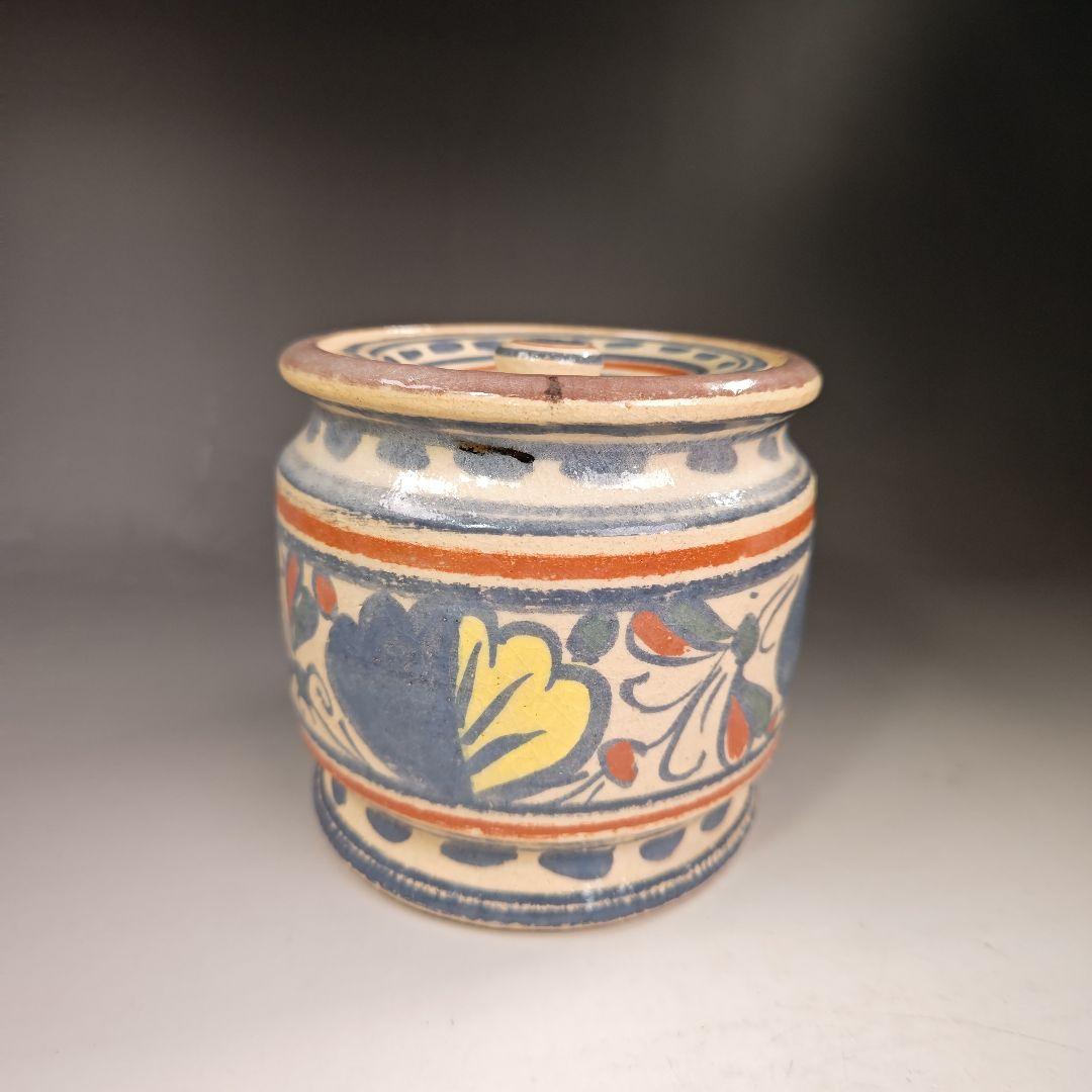 イ357 水指『吉村楽入作　オランダ写　水指』『堀内宗完（兼中斎）極箱』茶道具