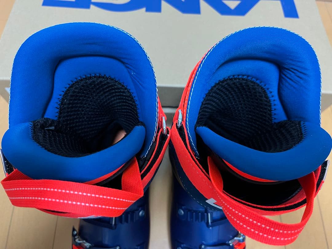 LANGE ラングスキーブーツ ネイビー/オレンジ