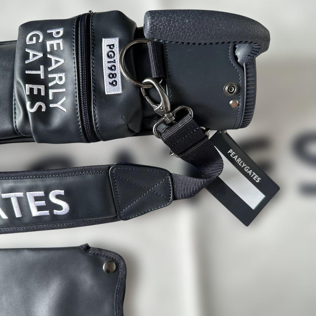 【新品未使用】PEARLYGATES セルフスタンドバッグ　ネイビー