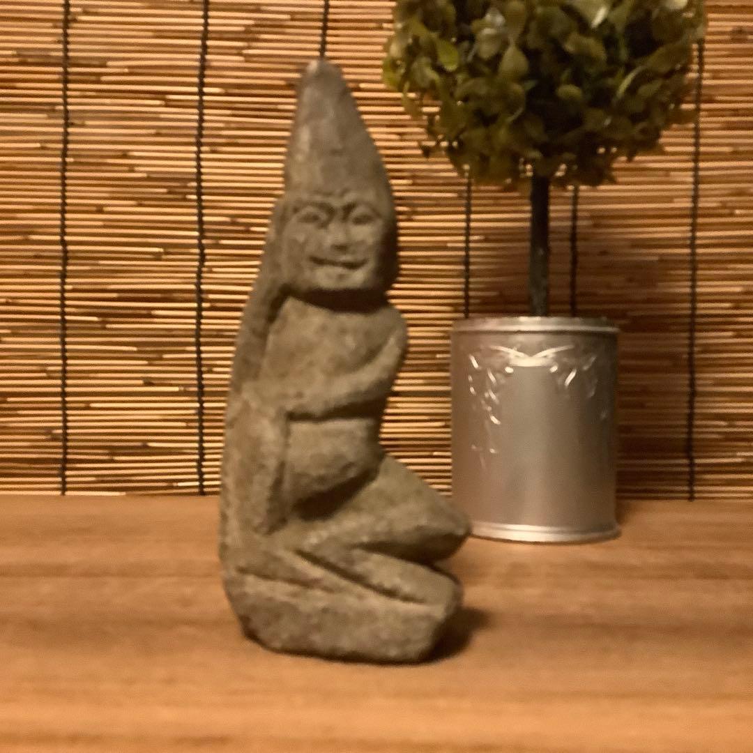 中国北魏「道教神像」中国三大宗教・神仙思想・陰陽五行説・風水・アニミズム・石像