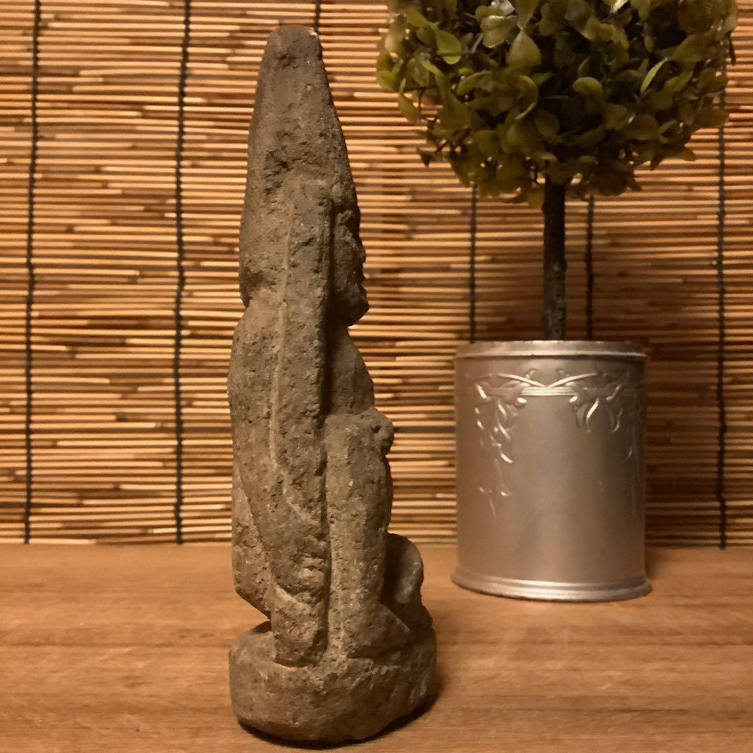 中国北魏「道教神像」中国三大宗教・神仙思想・陰陽五行説・風水・アニミズム・石像