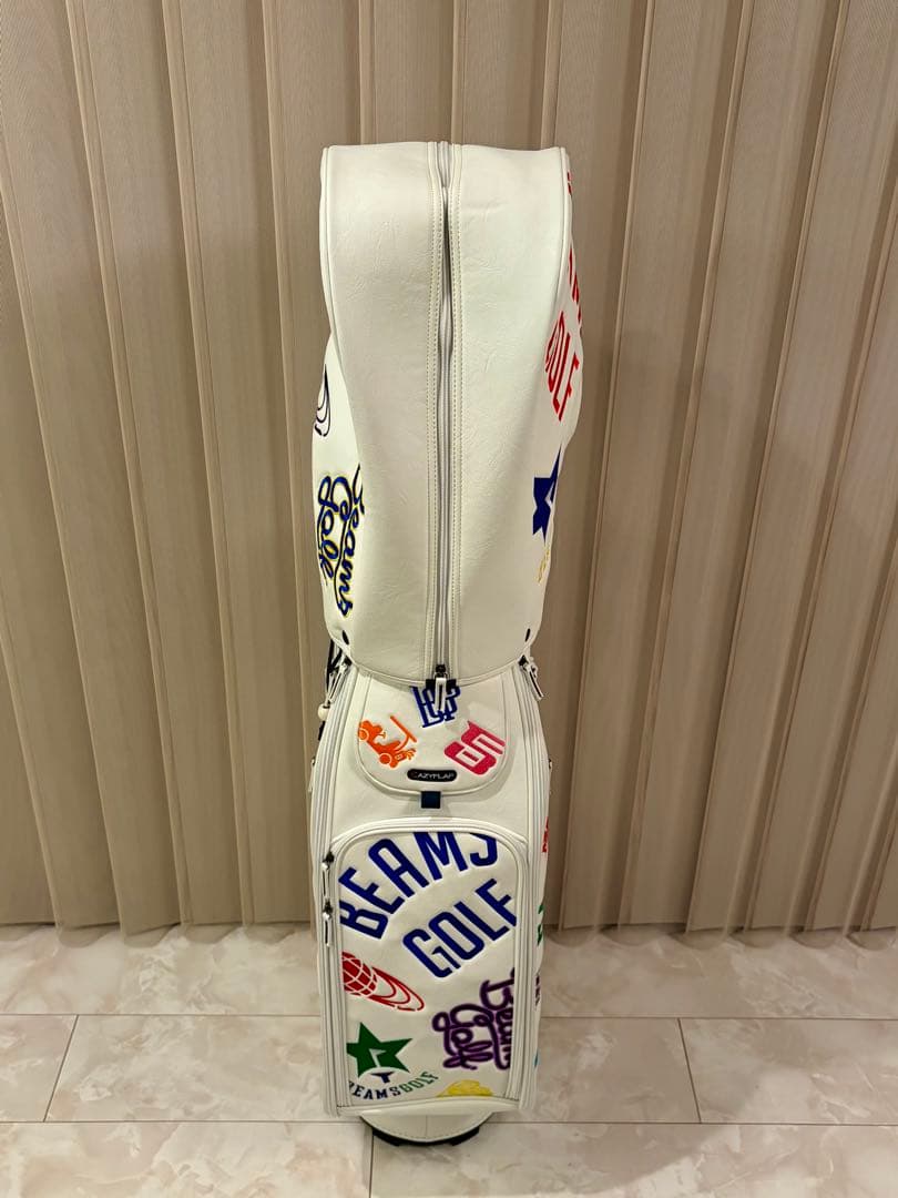 ［新品］渋野カラー BEAMS GOLF キャディバッグ ホワイト