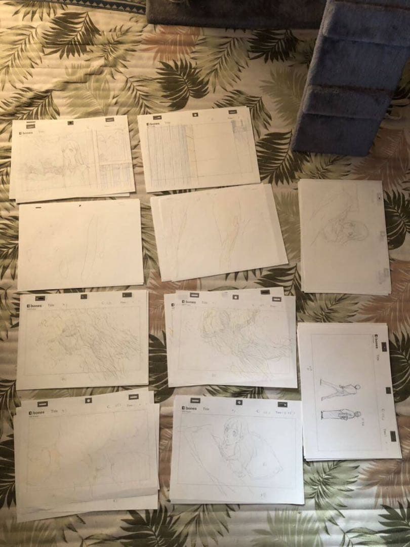 UN-GO 直筆制作資料 (検索用 レイアウト 原画 設定資料 動画)