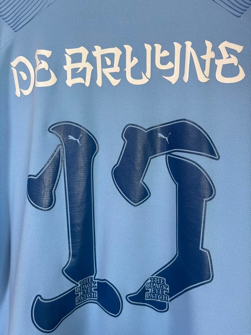 プーマ　マンチェスターシティ　ブラックアイパッチ　ユニフォーム　デフライネ