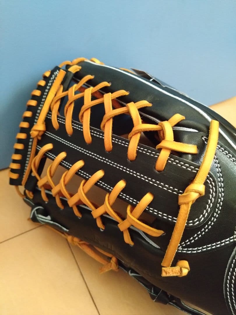 WAGYU JBグラブ JB007BLK（L）ブラック 左投用 宮崎和牛革 硬式