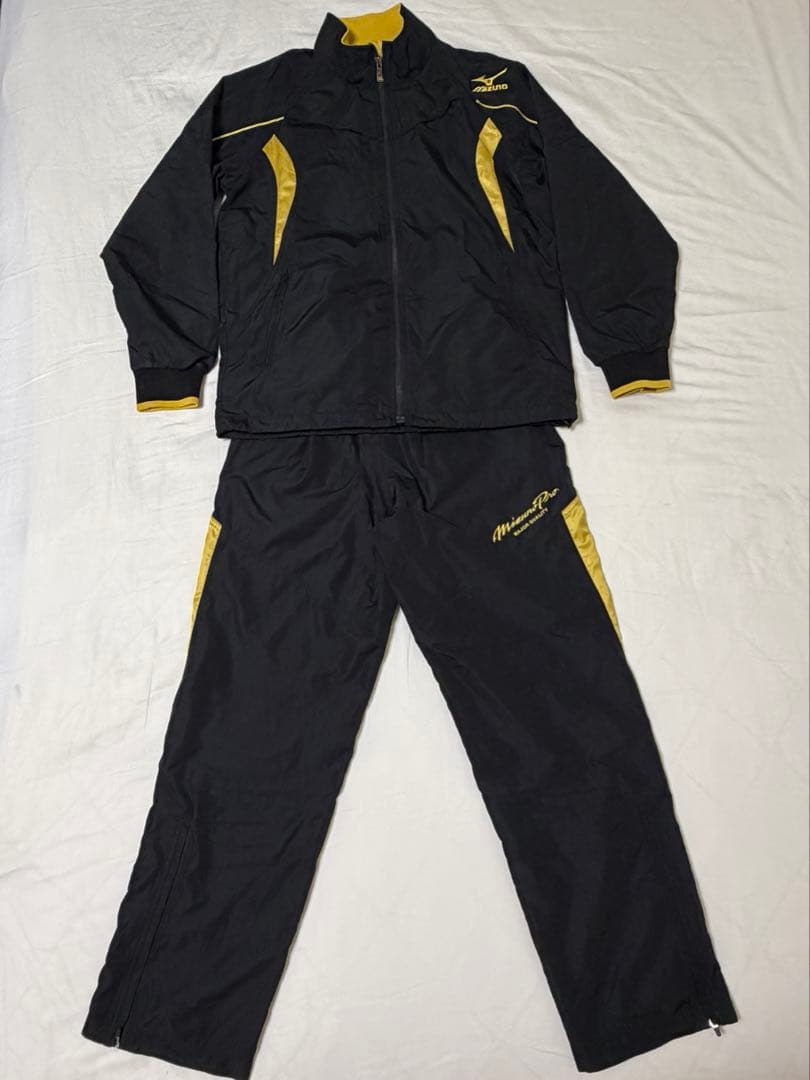 ミズノプロ ウィンドブレーカー セットアップ 上下 野球 M