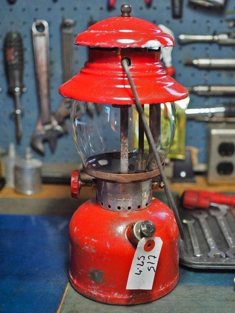 激安1957年7月製 コールマン 200A ランタン （イエローボーダー）t15