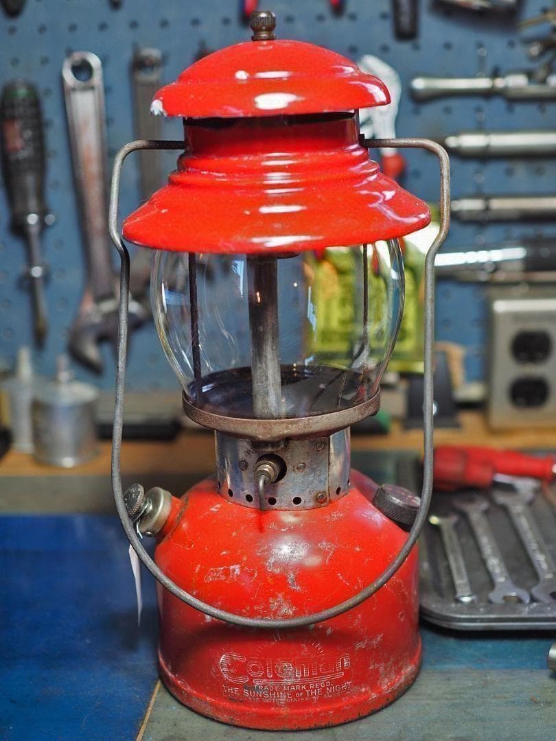 激安1957年7月製 コールマン 200A ランタン （イエローボーダー）t15