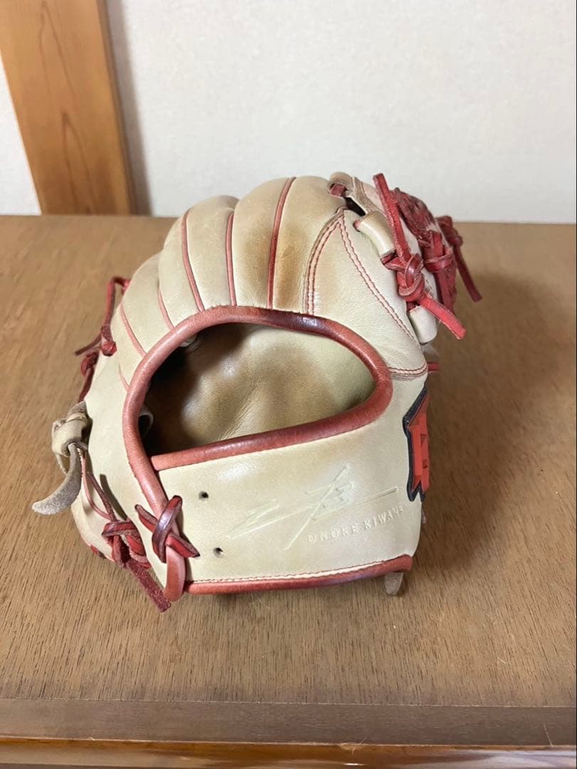 限定 軟式 カラー グラブ 己極 内野 オールラウンド