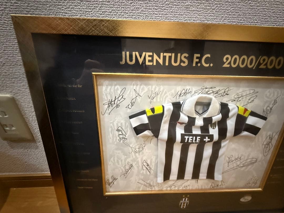 激レア ユベントス サイン ユニホーム ジダン デルピエロ サインユニホーム