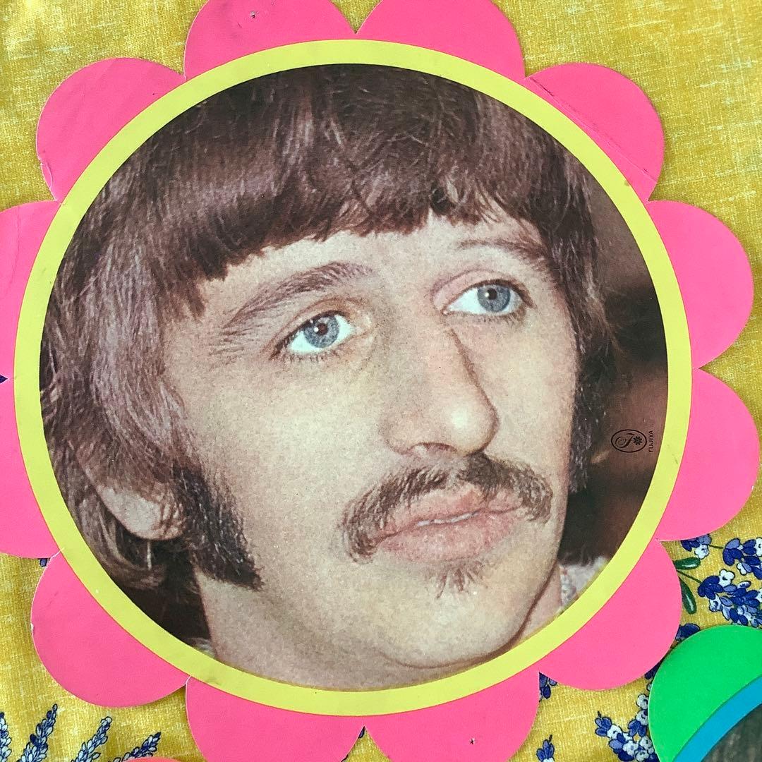 激レア! 1968年 不二家懸賞品 ビートルズ ピンナップ アーモンド賞