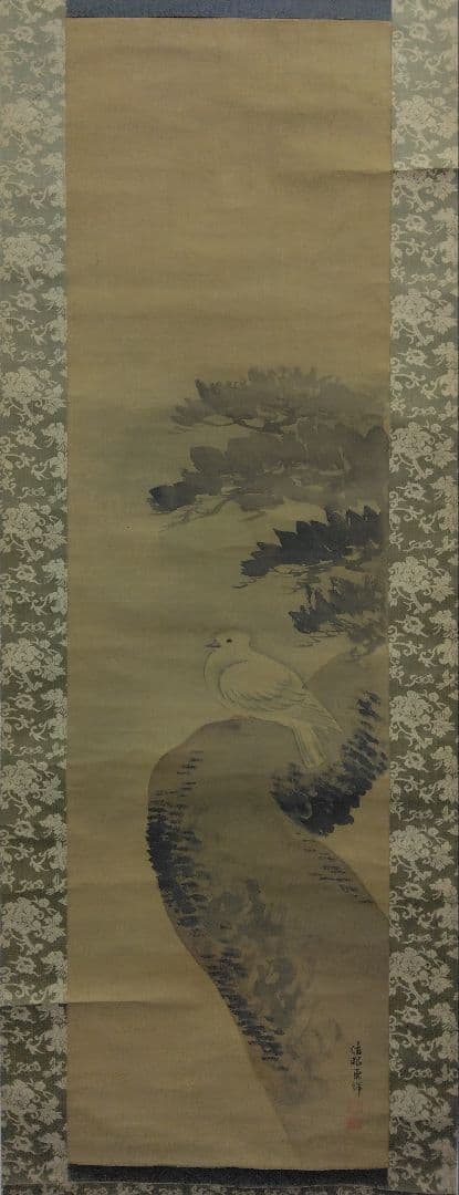 東 東洋【仙台四大画家】花鳥図　三幅　絹本　掛軸（小池曲江・菅井梅関・菊田伊洲）