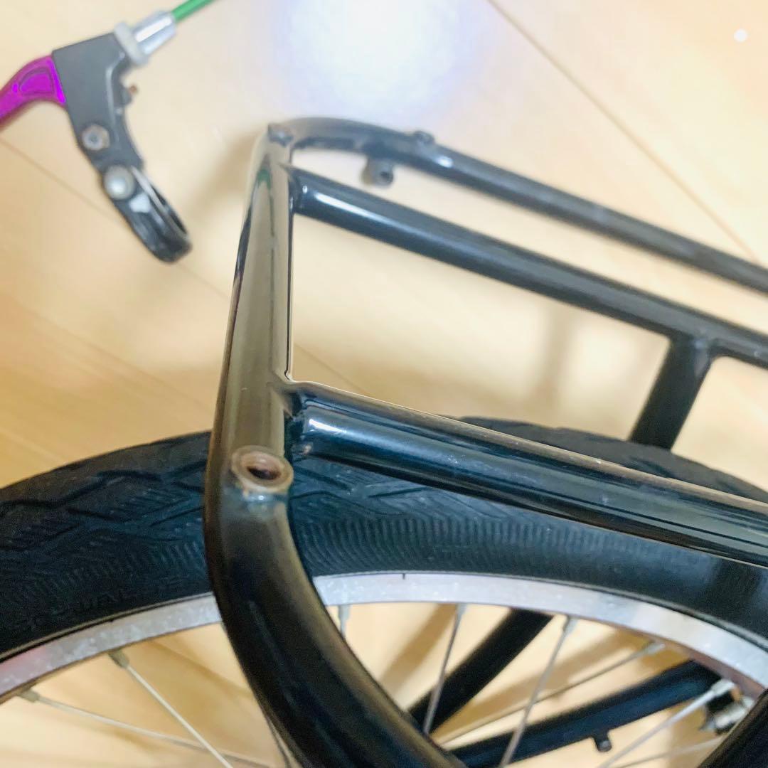 crust bikeフロントフォーク&vero sity20インチホイール