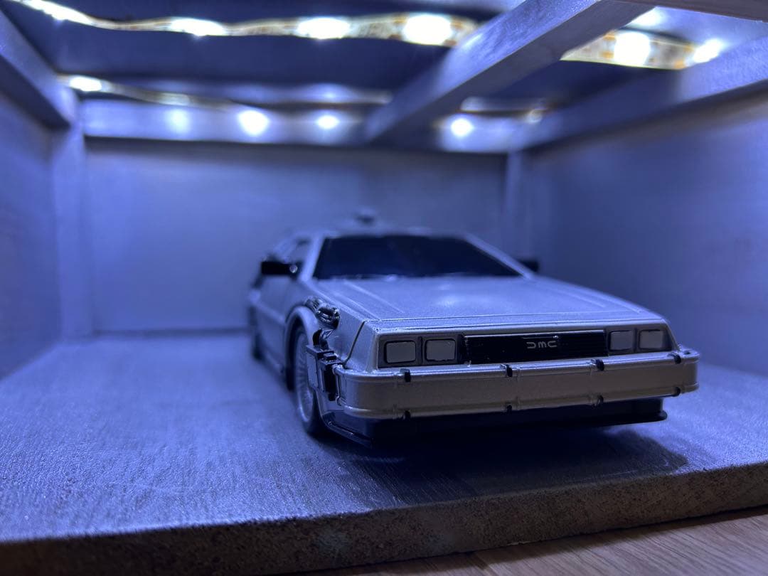 超レア‼️ バックトゥザフューチャー　ミニッツ　デロリアン　シャーシジャンク