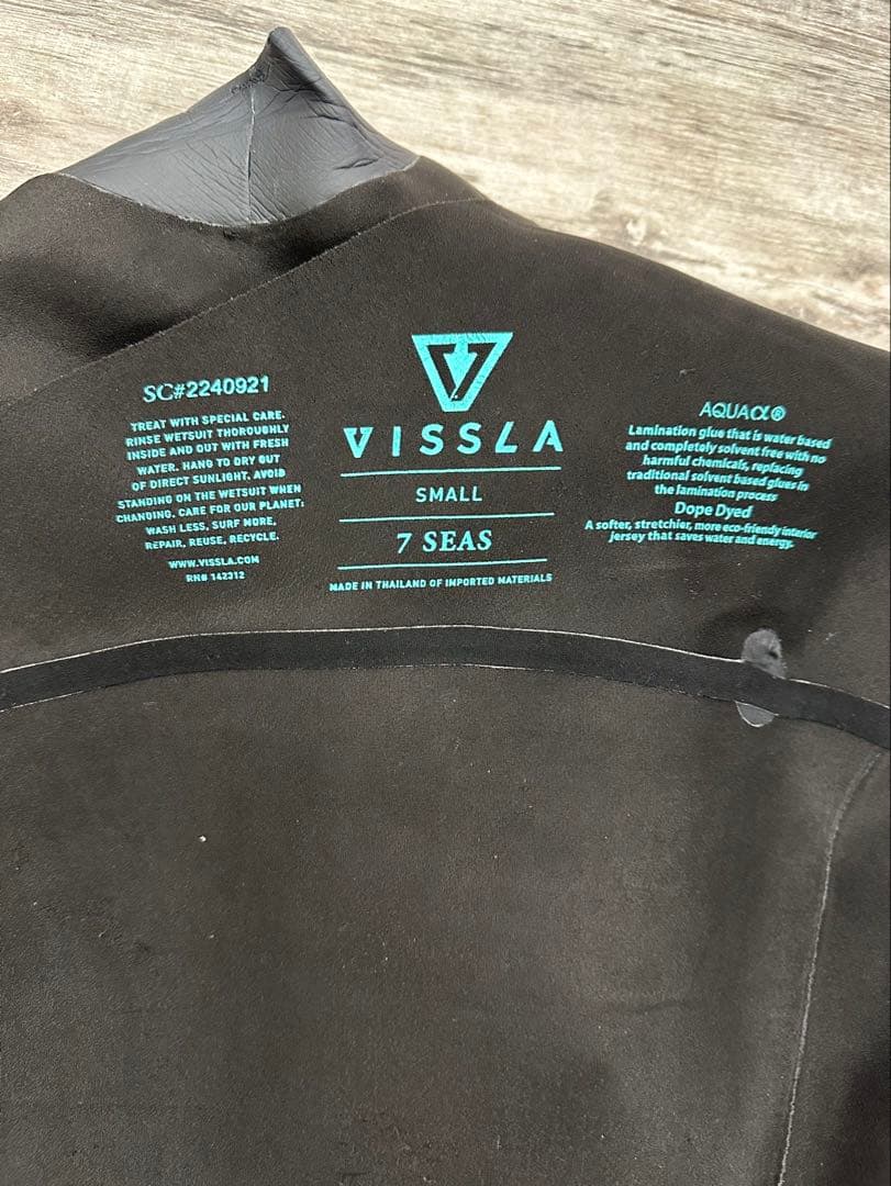 vissla スプリングウェットスーツ サイズS