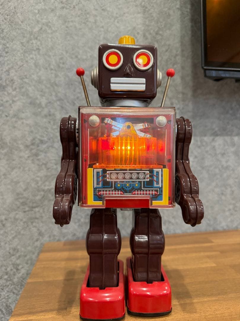 メタルハウス　ピストンロボットIII ブリキ　おもちゃ　アンティーク