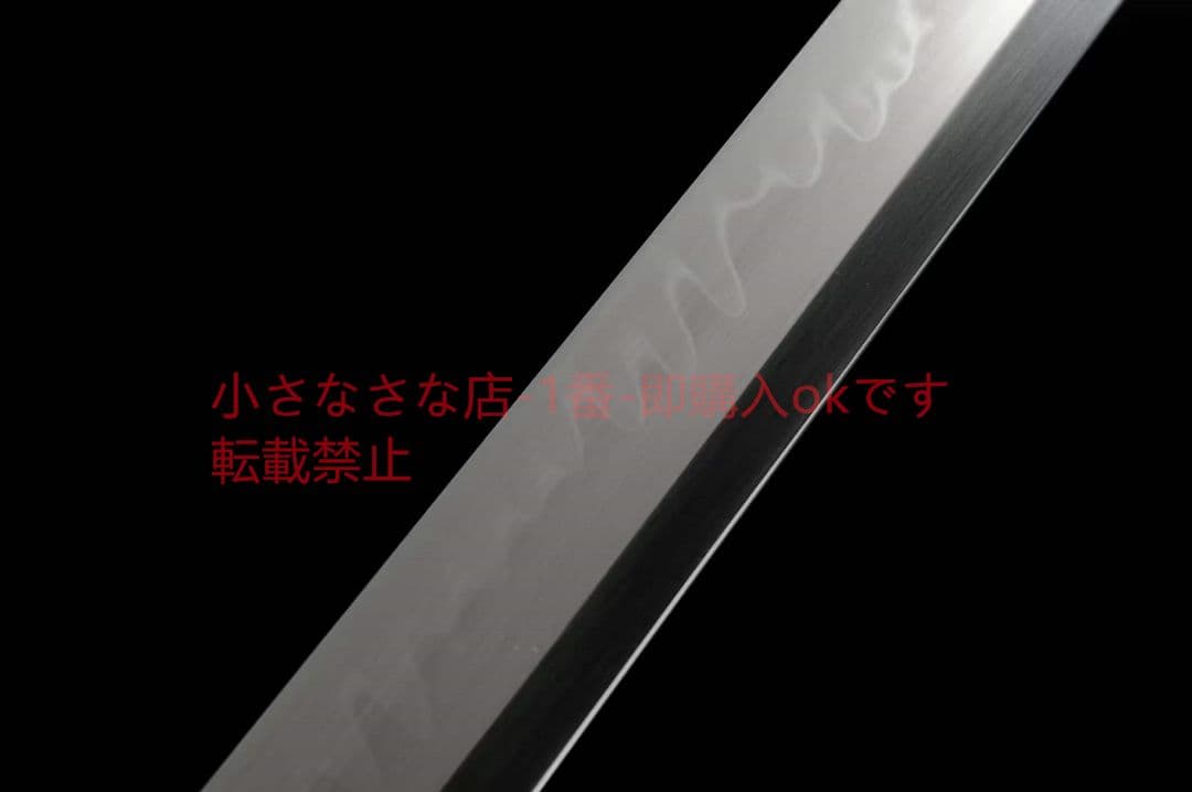 20寸T 10焼刃大V唐刀『紅玉麒麟』刀装具　日本刀　模造刀 居合刀 肋差