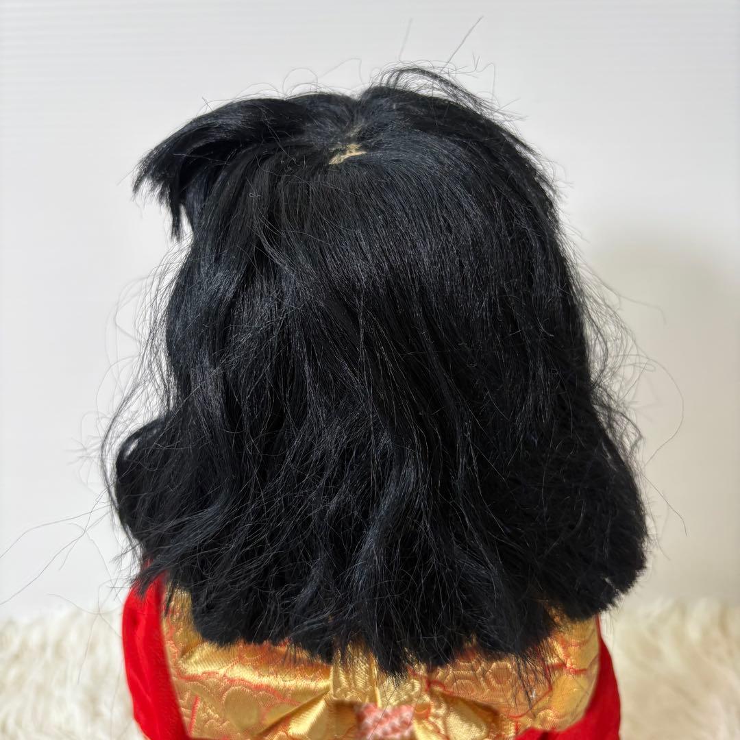 極美品 古い市松人形 45cm 箱入り 元箱