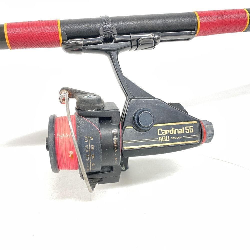 がま磯 中硬 2号 釣り竿 ABU Cardinal 55 リール
