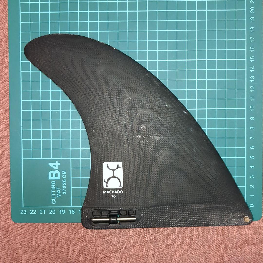 MACHADO 7　ブラック サーフボードフィン　SUNDAY シングルフィン