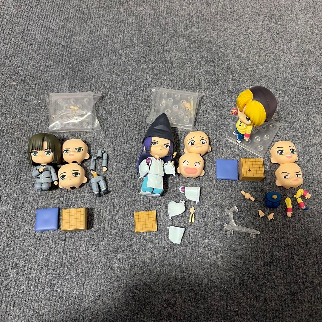 ヒカルの碁 ねんどろいど 3点セット 進藤ヒカル／藤原佐為／塔矢アキラ