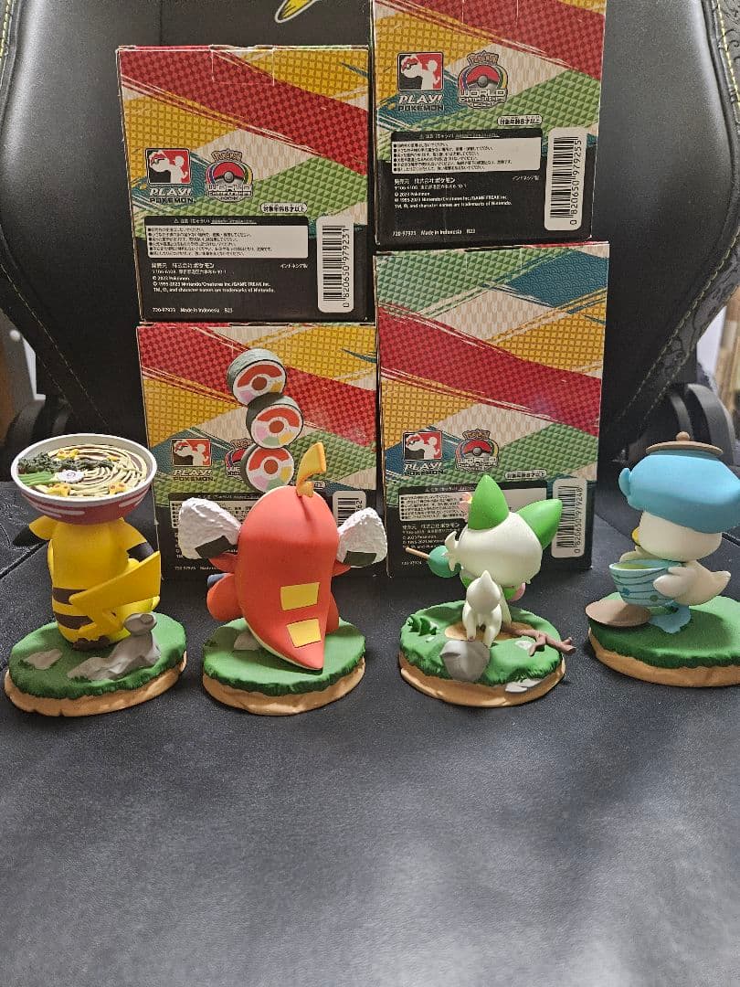 ポケモンWCS2023限定 ピカチュウ・ホゲータ・ニャオハ・クワッス フィギュア