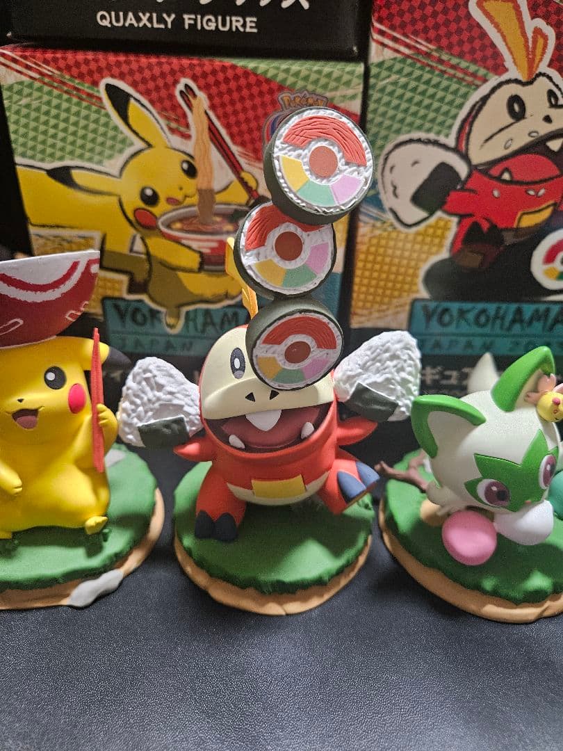 ポケモンWCS2023限定 ピカチュウ・ホゲータ・ニャオハ・クワッス フィギュア