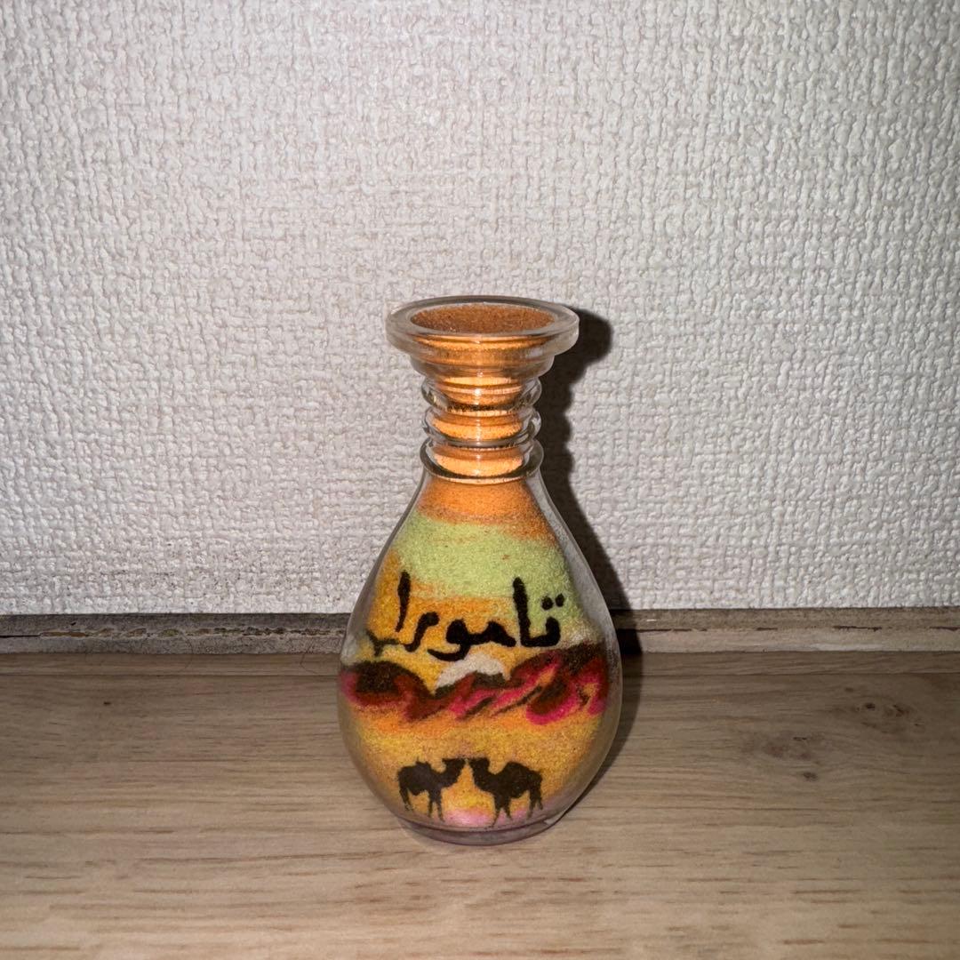 万博　ヨルダン館　サンドアート