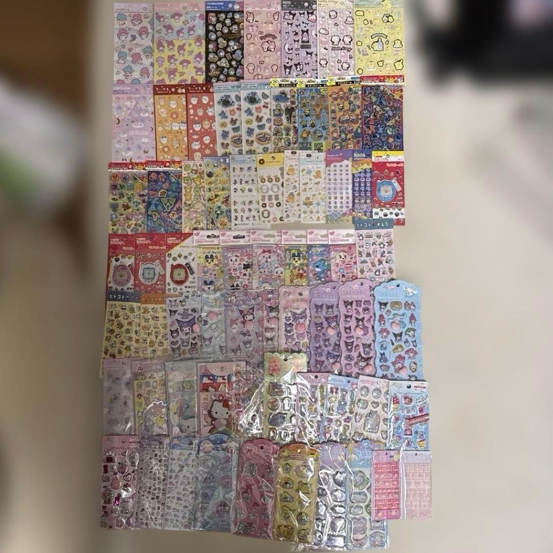 ボンボンドロップシールミニなどシールまとめ売り