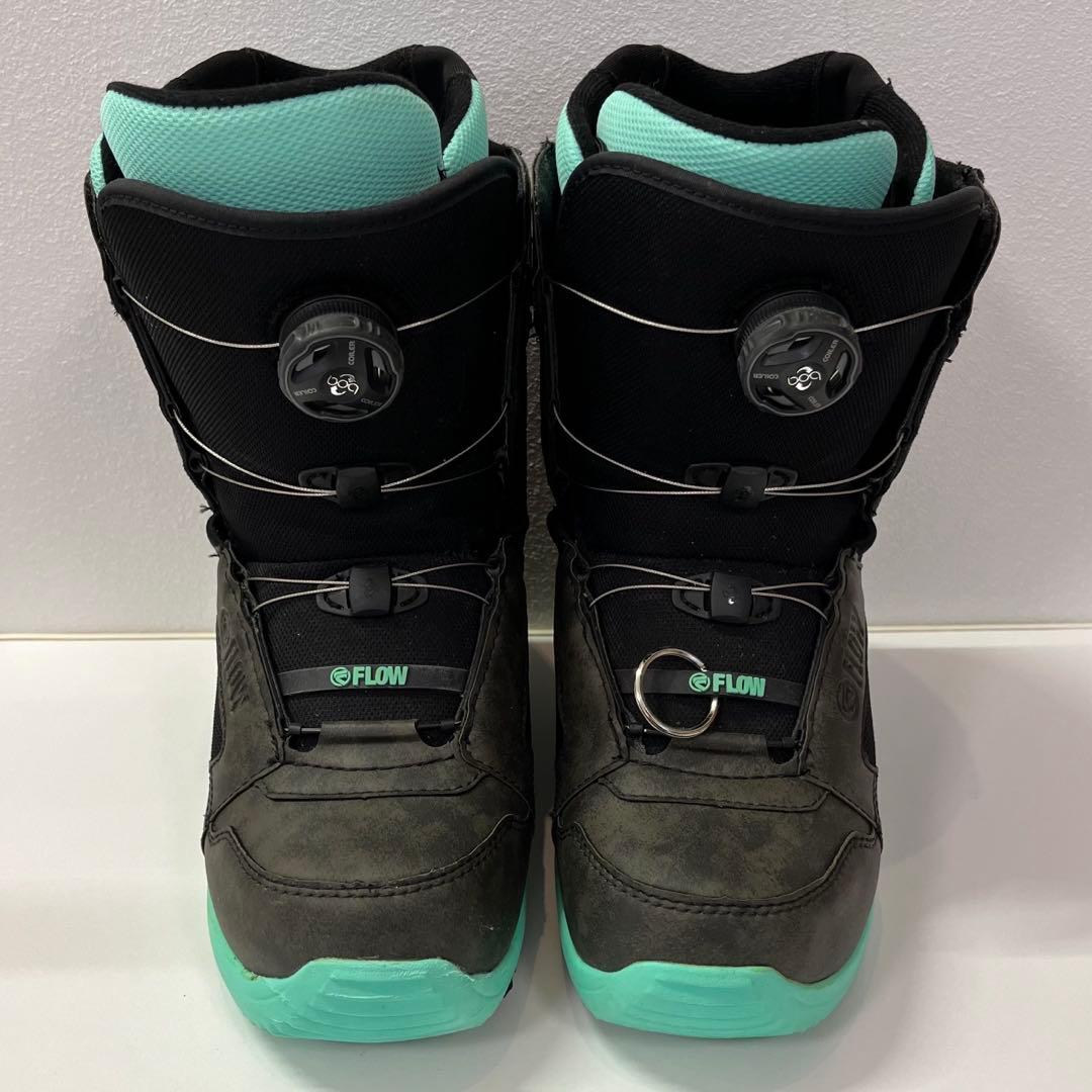 【美品】FLOW スノーボードブーツ レディース23.0cm ボア