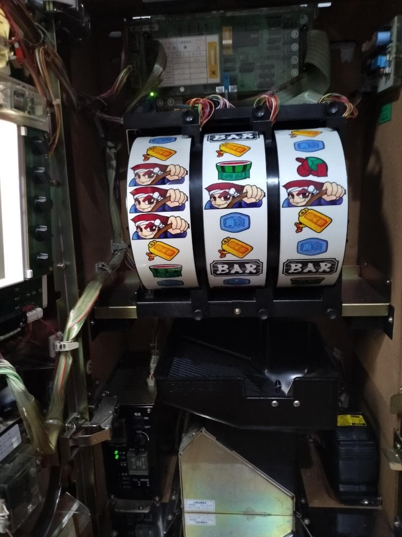 【パチスロ実機】ロデオ★ギンギン丸【不要機付】４号機・希少台・人気台