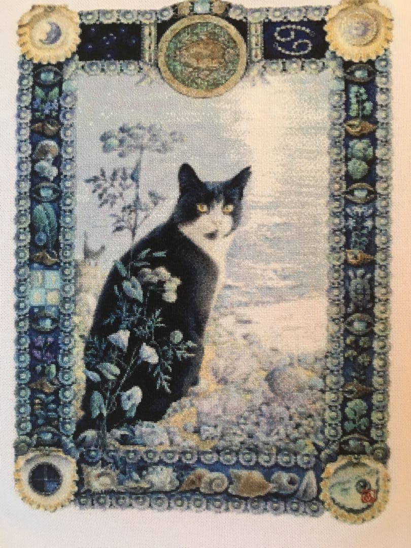 アメリカHAED社 25C クロスステッチ刺繍完成品