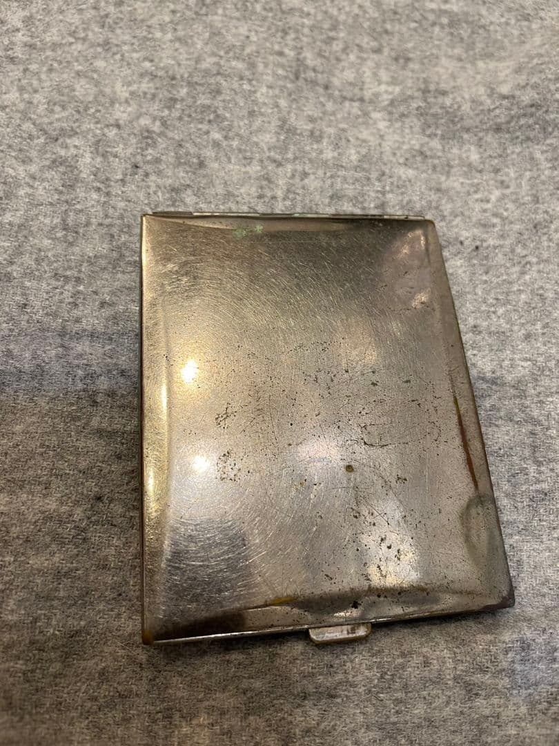 アンティーク　ビンテージ　シガレットケース　トランプ柄