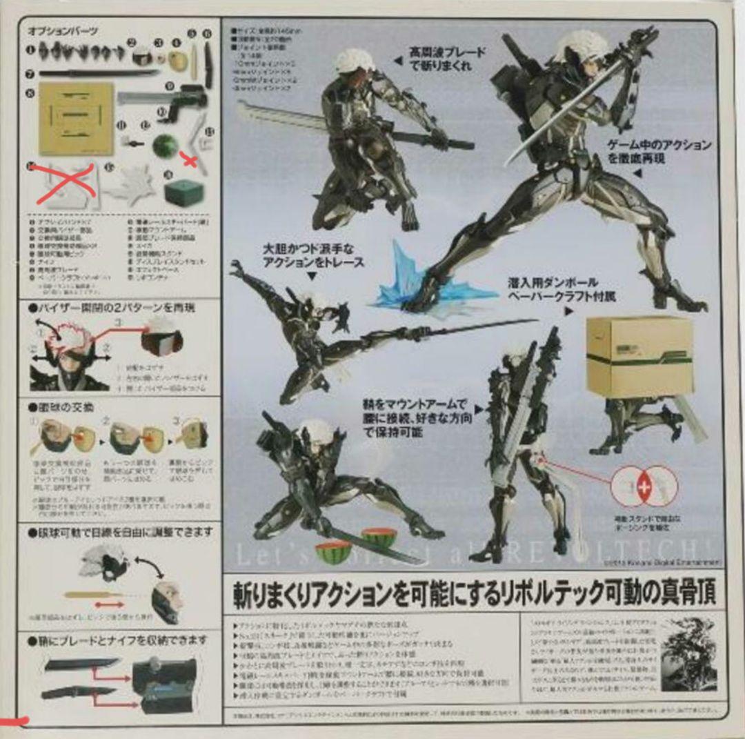 リボルテックヤマグチ No140 メタルギアライジング 雷電