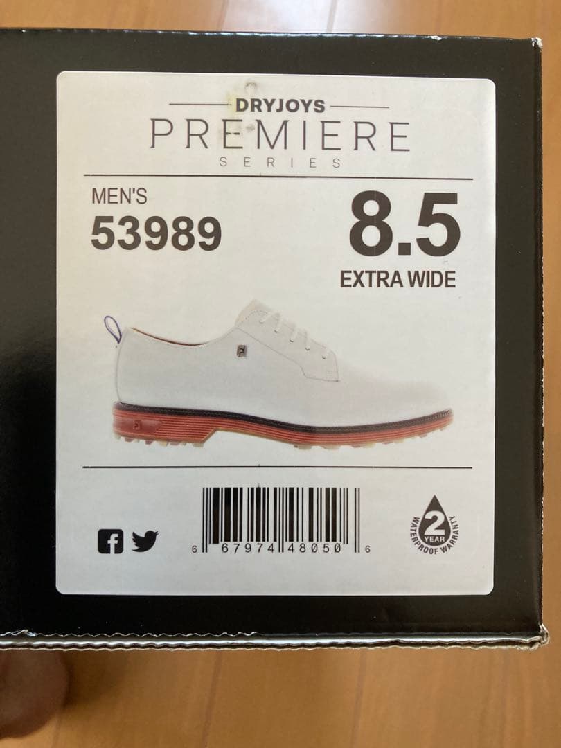 日本未発売FOOTJOY DRYJOYSPREMIERE シリーズ26.5