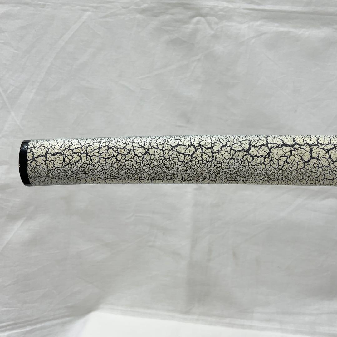 【模造刀】太刀 鉄鍔 鷹 松 縁起 図 全長99.0センチ 日本刀 刀剣 黒鞘