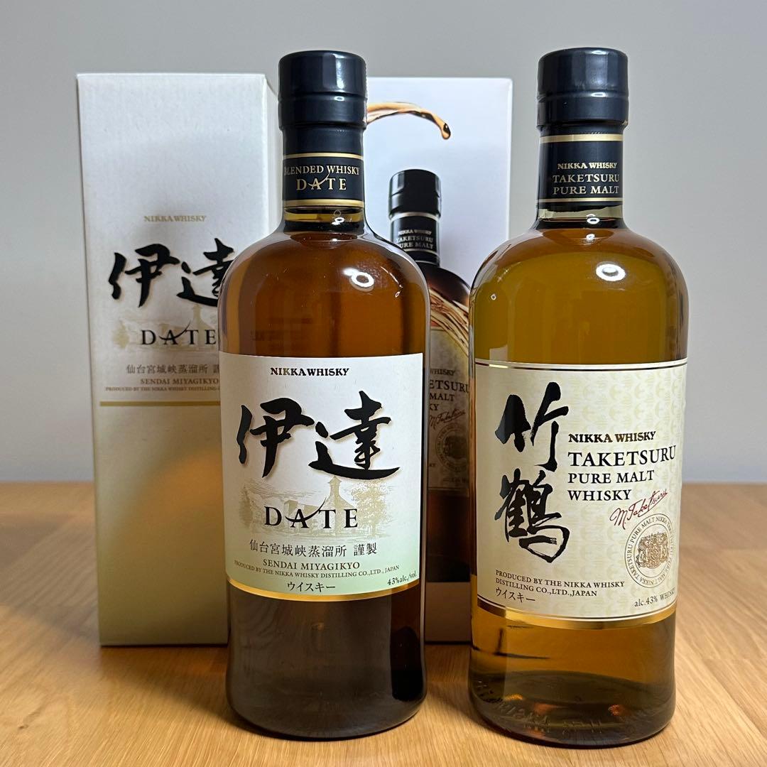 竹鶴・伊達　カートン付き７００ml 2本セット