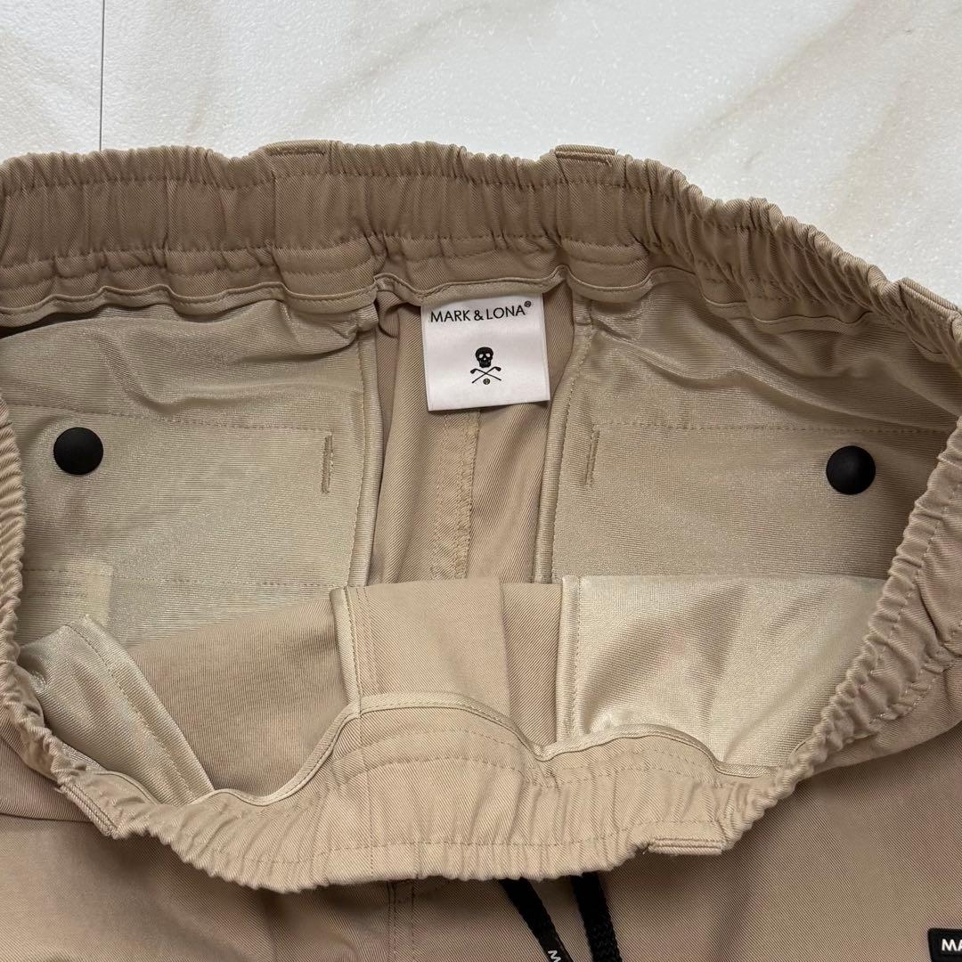 美品✨ マークアンドロナ ストレッチ ロングパンツ ベージュ L
