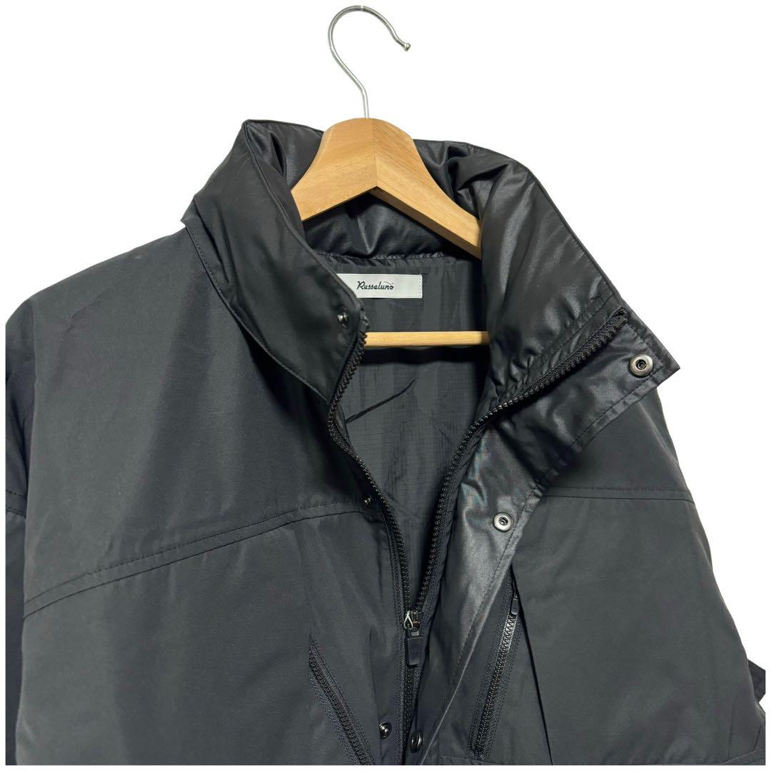 ラッセルノ ゴルフ 2Way カスタム ロング ジャケット ブラック 2XL 7