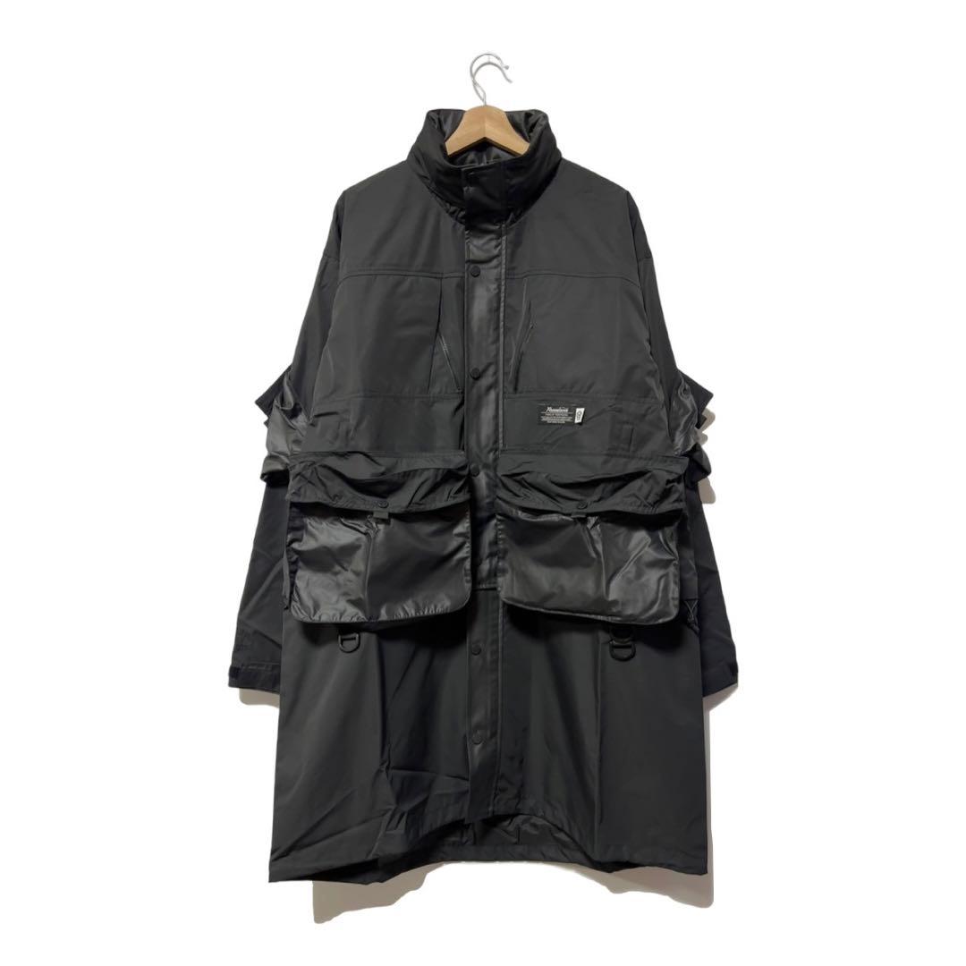 ラッセルノ ゴルフ 2Way カスタム ロング ジャケット ブラック 2XL 7