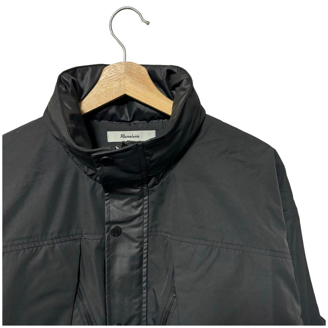 ラッセルノ ゴルフ 2Way カスタム ロング ジャケット ブラック 2XL 7