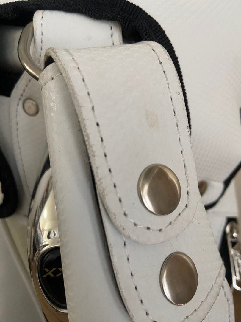 XXIO キャディバッグ ホワイト　ゴルフ　ゴルフバック　ゴルフバッグ