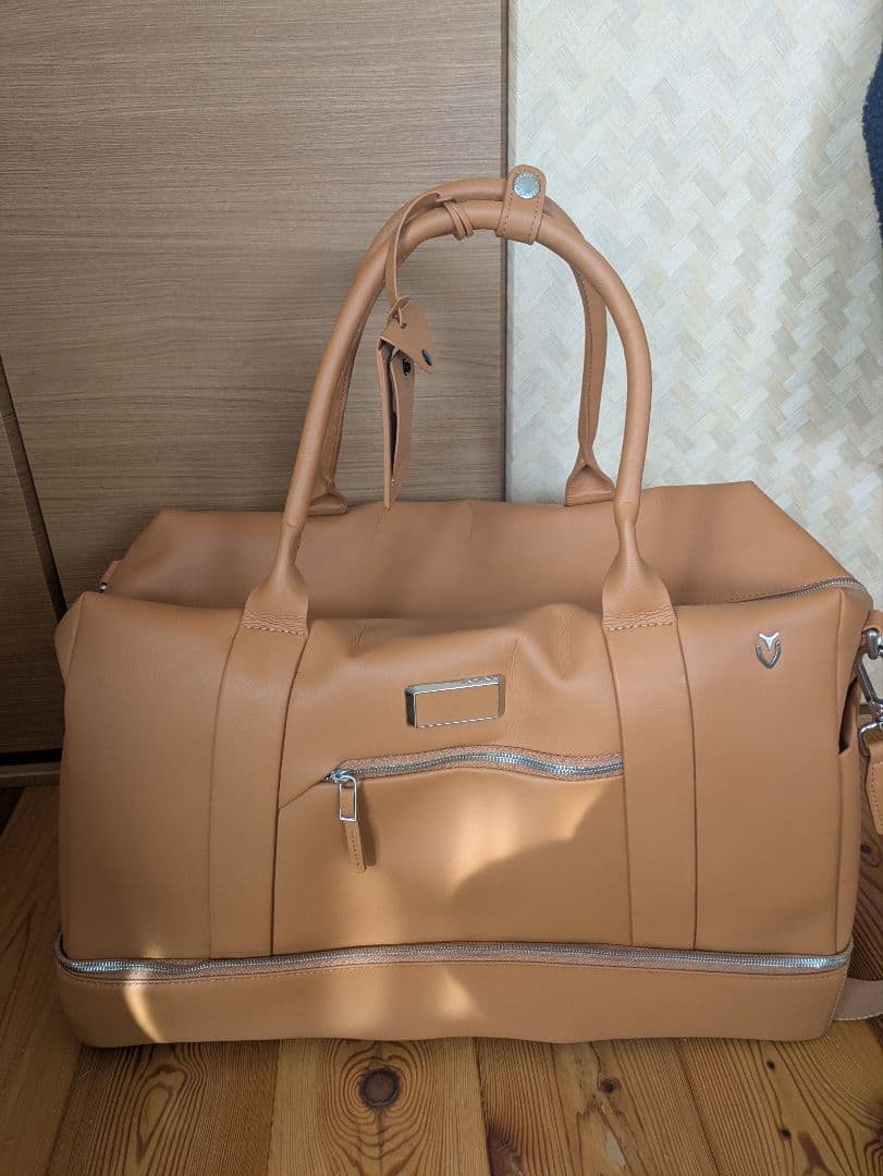 【美品】ベゼル　VESSEL キャメルタン　ボストンバッグ