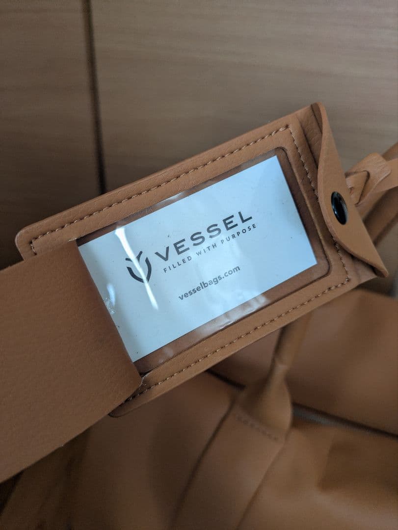 【美品】ベゼル　VESSEL キャメルタン　ボストンバッグ