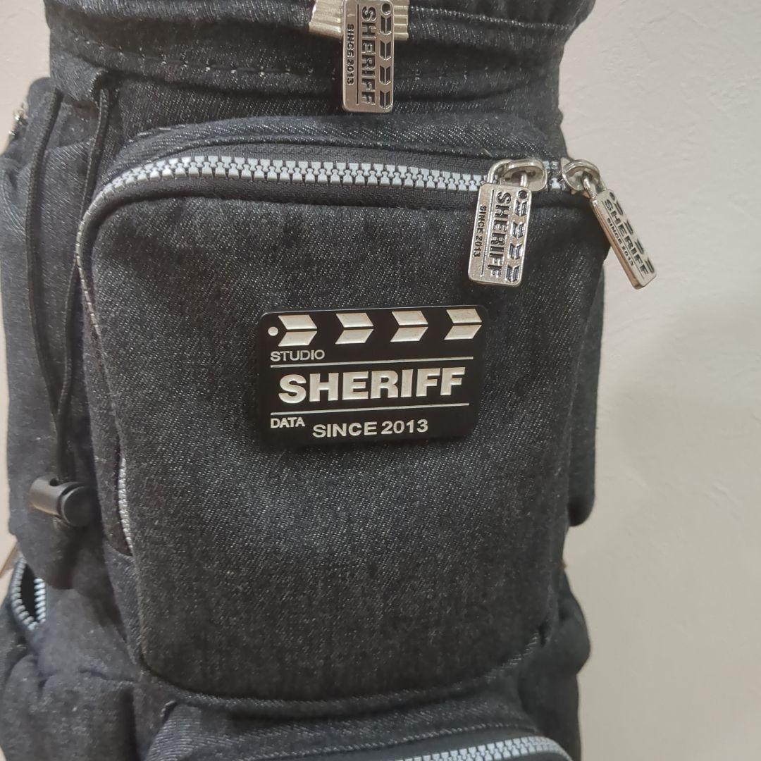 マッキーSheriff　デニムキャディバッグ、メンズ、レディース兼用、美品