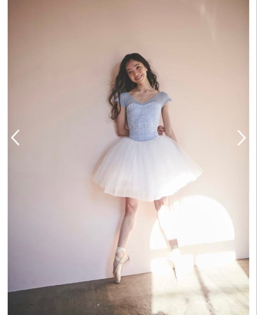 Stina レオタード type H half sleeve ツイード