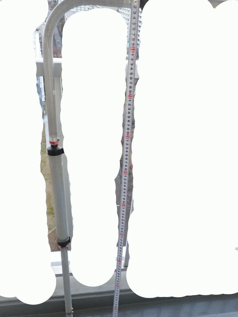 アルミ製ベランダHFアンテナ（アパマンハム用）ジャンクで出品稀少品です